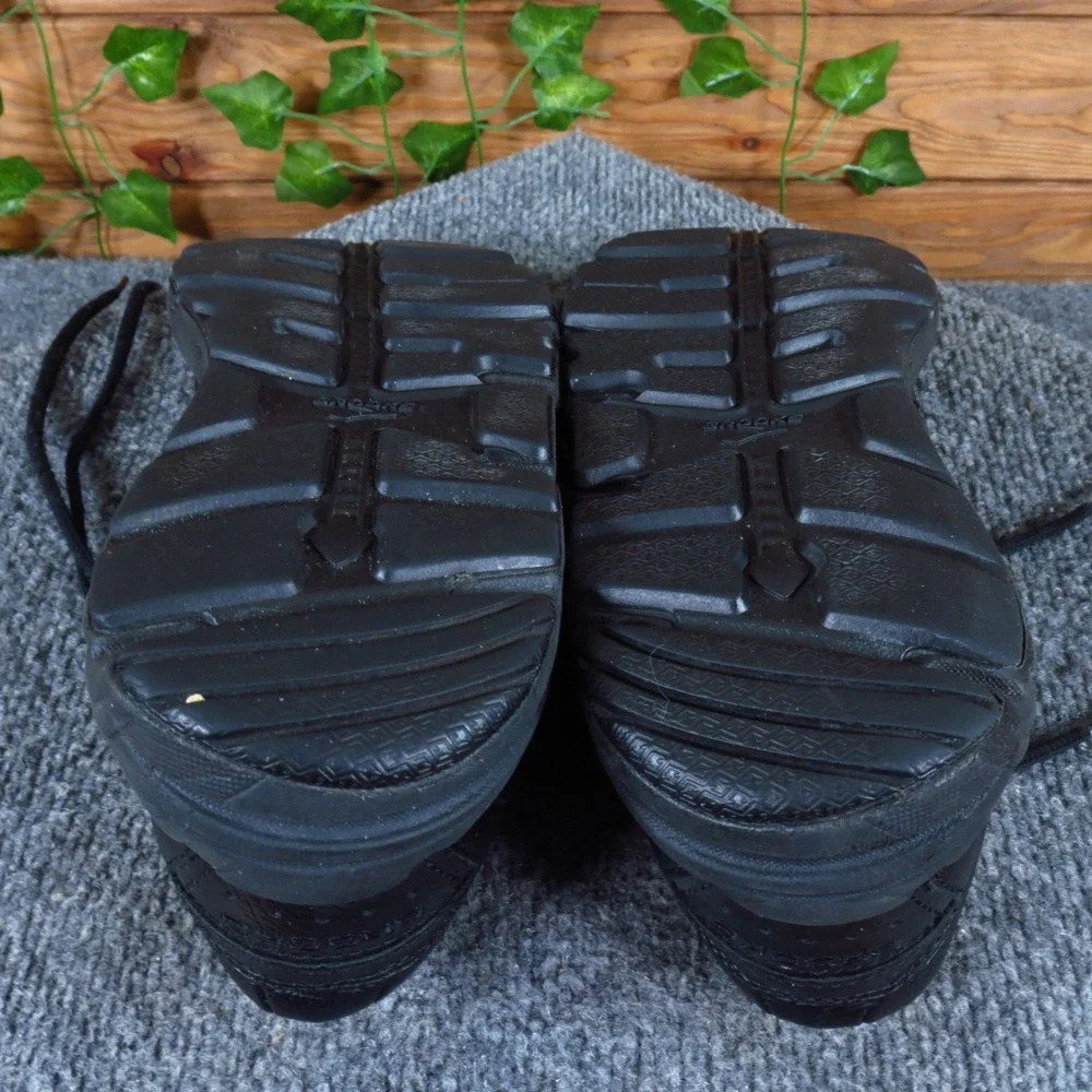 Brooks Addiction Walker Womens Walking Shoes Size 9.5 Narrow 2A Black Leather